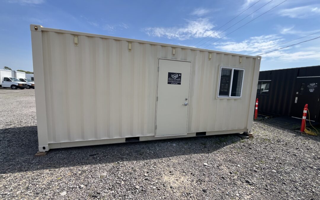 Converting Shipping Containers to Offices & Workshops in Ontario